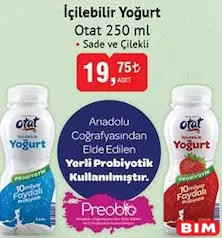 OTAT İÇİLEBİLİR YOĞURT 250 ML
